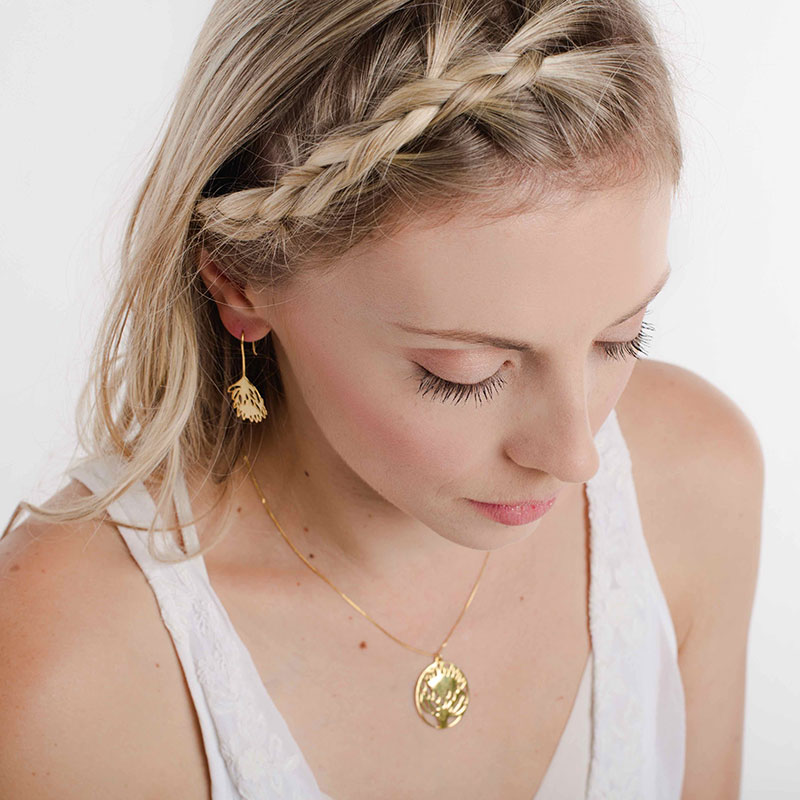 Protea earring