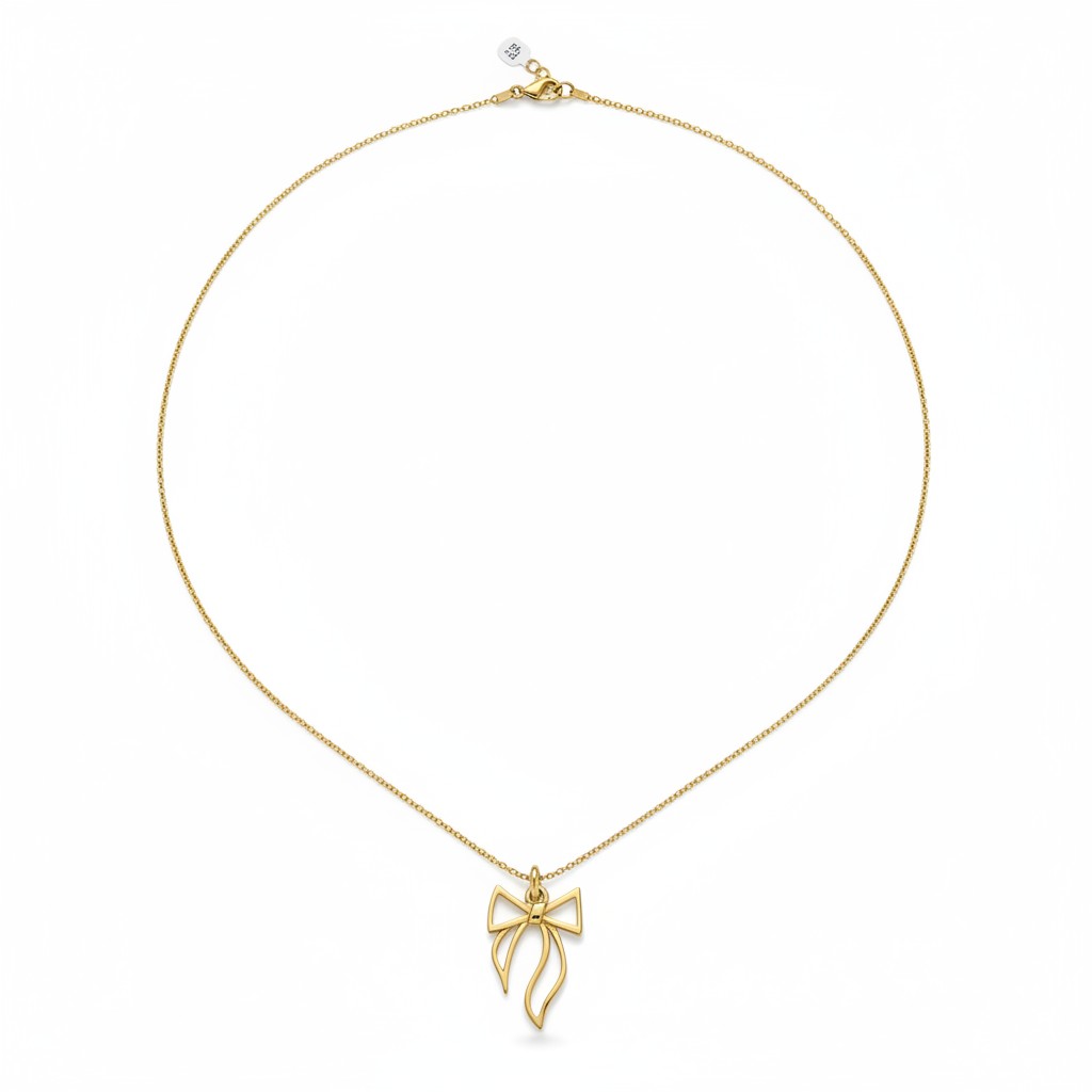 Open Bow Necklace or Charm